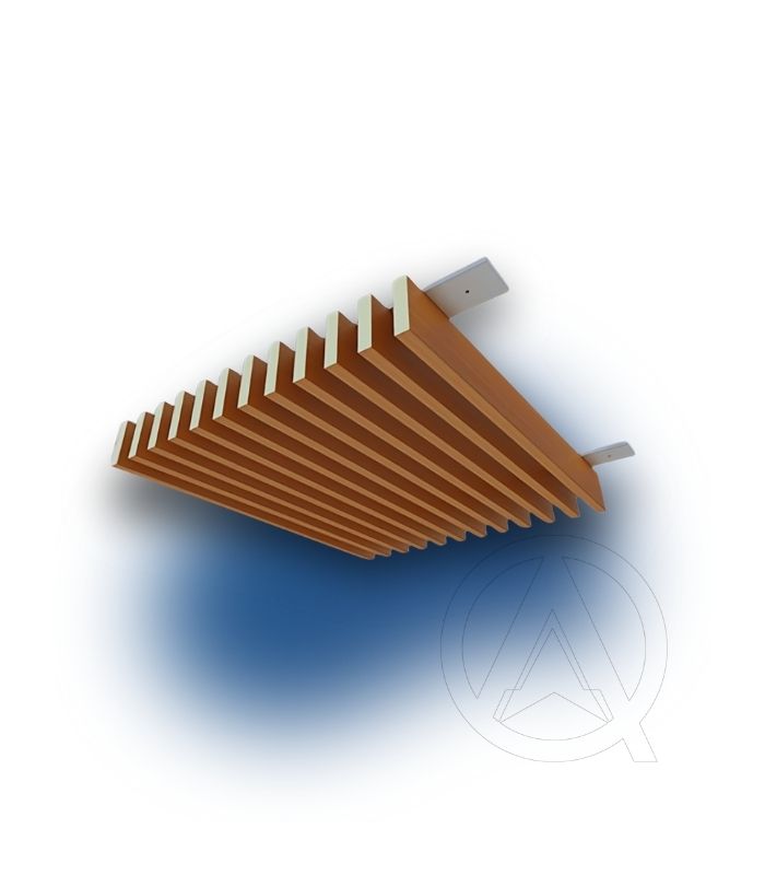 Akustik Ahşap Baffle Panel