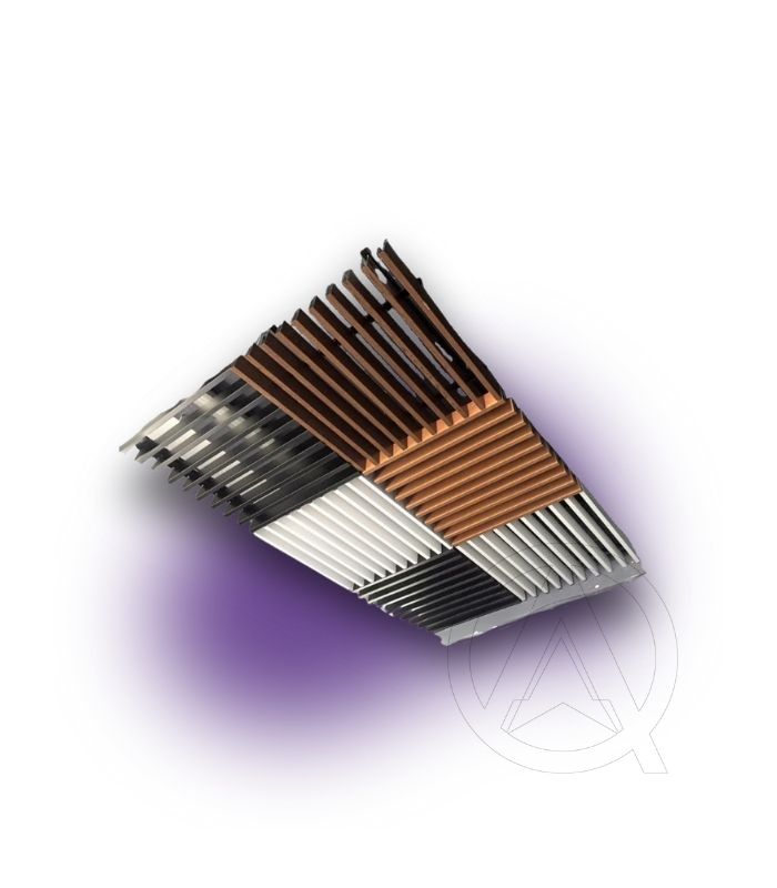 Metal Baffle Asma Tavan